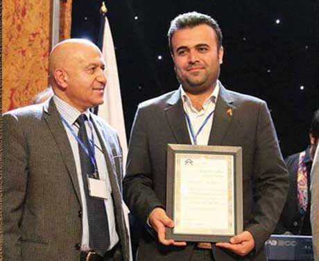 کسب عنوان مدیر موفق در صنعت پلاستیک